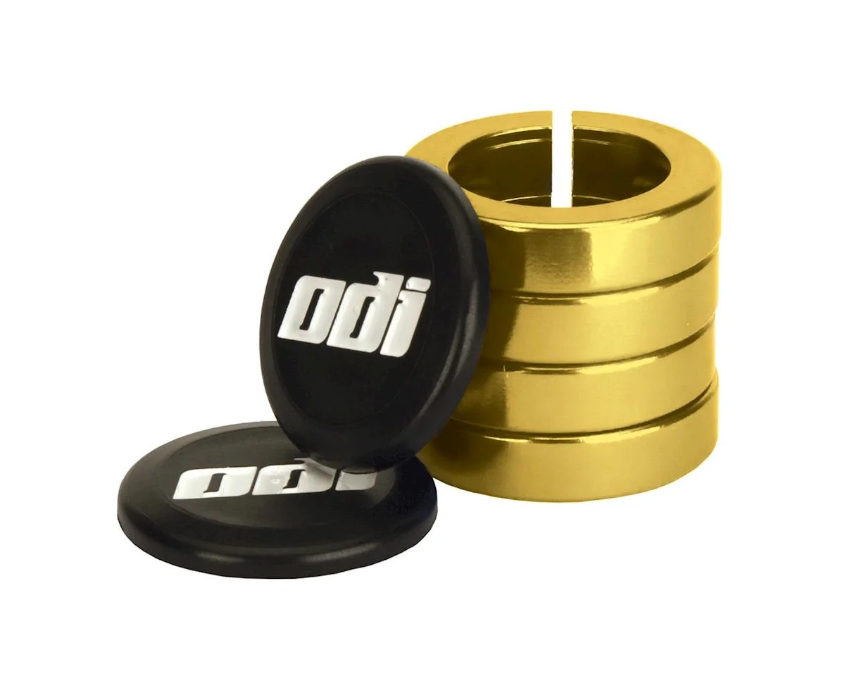 ODI Lock Jaw Clamps (Gold) (w/ Snap Caps) (Set of 4)